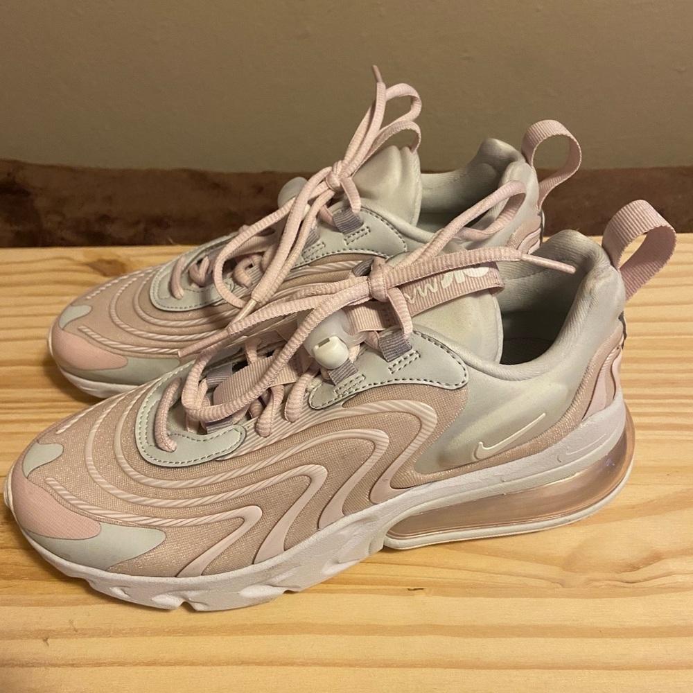 Pink Nike shoes